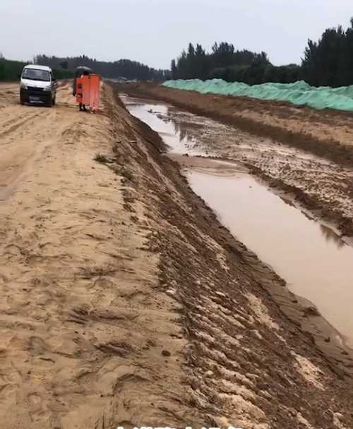郑州邙山区河道降水
